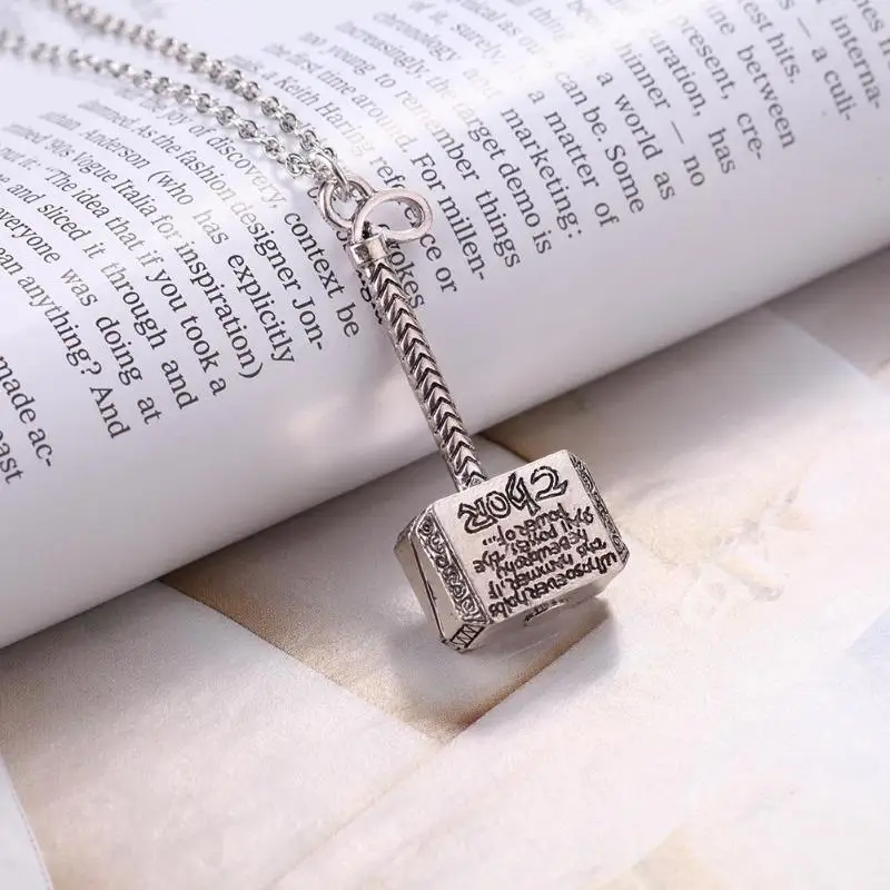Брелок с молотком Тора Mjolnir оловянный Металл Marvel Мстители Тор Новинка сумка