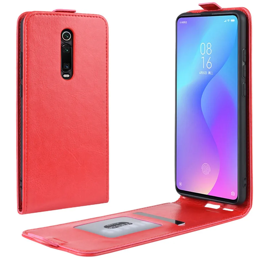 Для xiaomi mi 9T Pro чехол xiaomi mi 9T Pro Чехол Флип Роскошный кошелек из искусственной кожи чехол для телефона для xiaomi mi 9t mi 9t чехол - Цвет: Красный