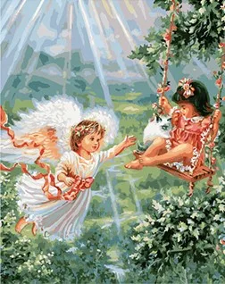 Набор для рисования по номерам happy angel набор сделай сам современное настенное
