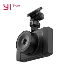 YI Ultra Dash камера с 16 г карты 2,7 к DVRS разрешение голосового управления двухъядерный чип Датчик света 2,7 дюймов широкоэкранный все-стекло