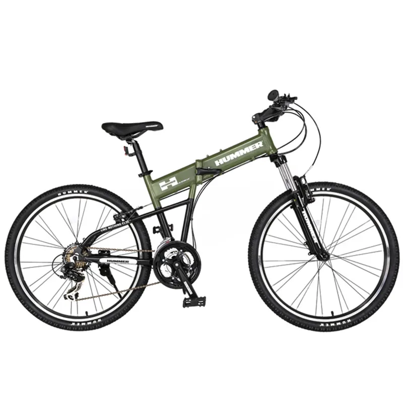 Nueva Bicicleta de montaña Marco de aleación de aluminio con cerradura tenedor suspensión delantera 26 pulgadas rueda Bicicleta plegable MTB al aire libre deportes Bicicleta