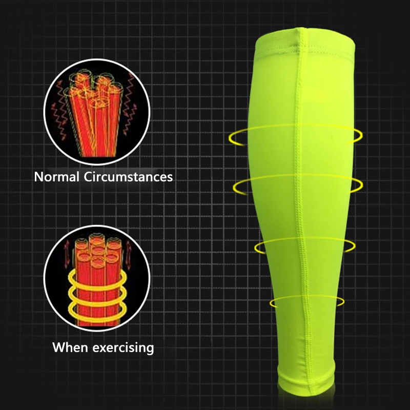 Защитные рукава для голени, для мужчин и женщин, для спортивного зала, для безопасности голени, Компрессионные рукава унисекс, защитный щиток голени для велоспорта, бега