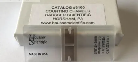 Для Hausser гемометр BrightLine 3100 Яркий серебряный нижний металлизированный гемакитометр Hausser Bright-Line 3100