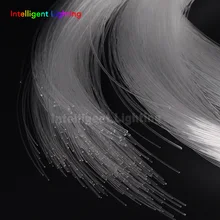 2 м-4 м* 0,75 мм* 1,0 мм* 1,5 мм*(15-250 шт)+ 5 шт. Кристалл вспышки ПММА пластиковые волоконно-оптические концевые свечения для DIY украшения освещения