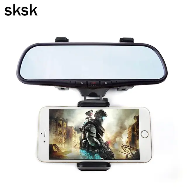 Special Price SKSK Universal 360 Degrees Car Rearview Mirror Mount Phone Holder Phone Stands for iPhone 8 8Plus 8X Support GPS Smartphone Special Price SKSK Universal 360 Degrees Car Rearview Mirror Mount Phone Holder Phone Stands for iPhone 8 8Plus 8X Support GPS Smartphone
