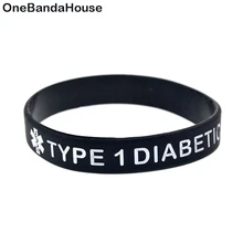 OBH 50 шт. медицинский Аварийный Браслет тип 1 диабетический силиконовый браслет ювелирные изделия