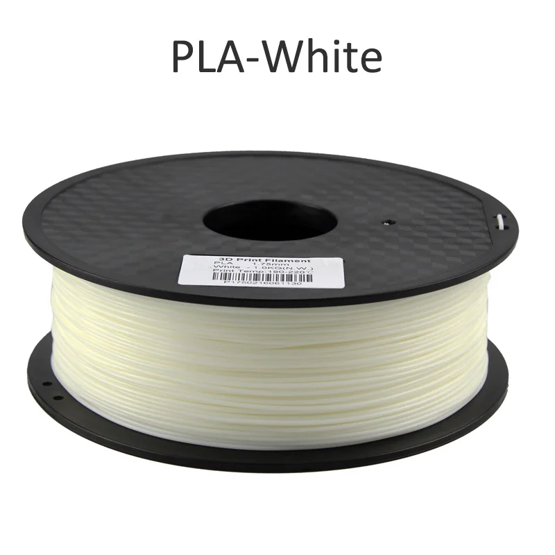 HUAFAST PLA нити для 3d принтера материалы 1,75 мм 1 кг/0,25 кг ABS 3D печать Ручка нити пластиковые детали подходят для creality - Цвет: white PLA filament