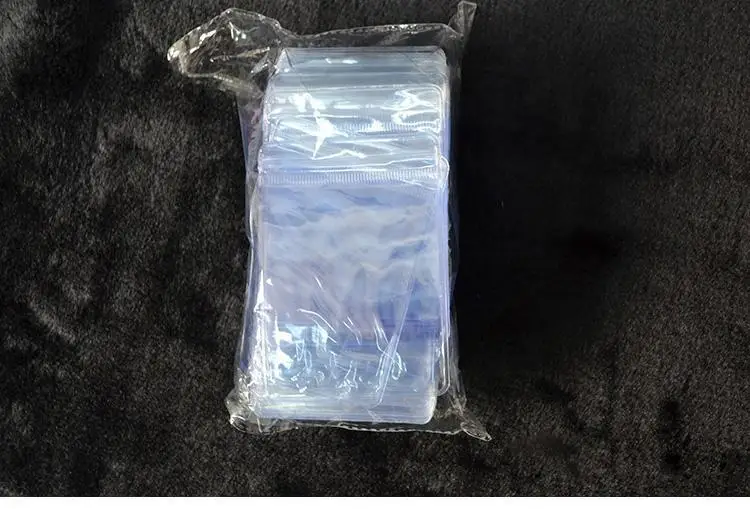 100 шт 7x9 см прозрачный ПВХ органза свадебные любимые подарочные мешочки для ювелирных изделий ювелирные сумки