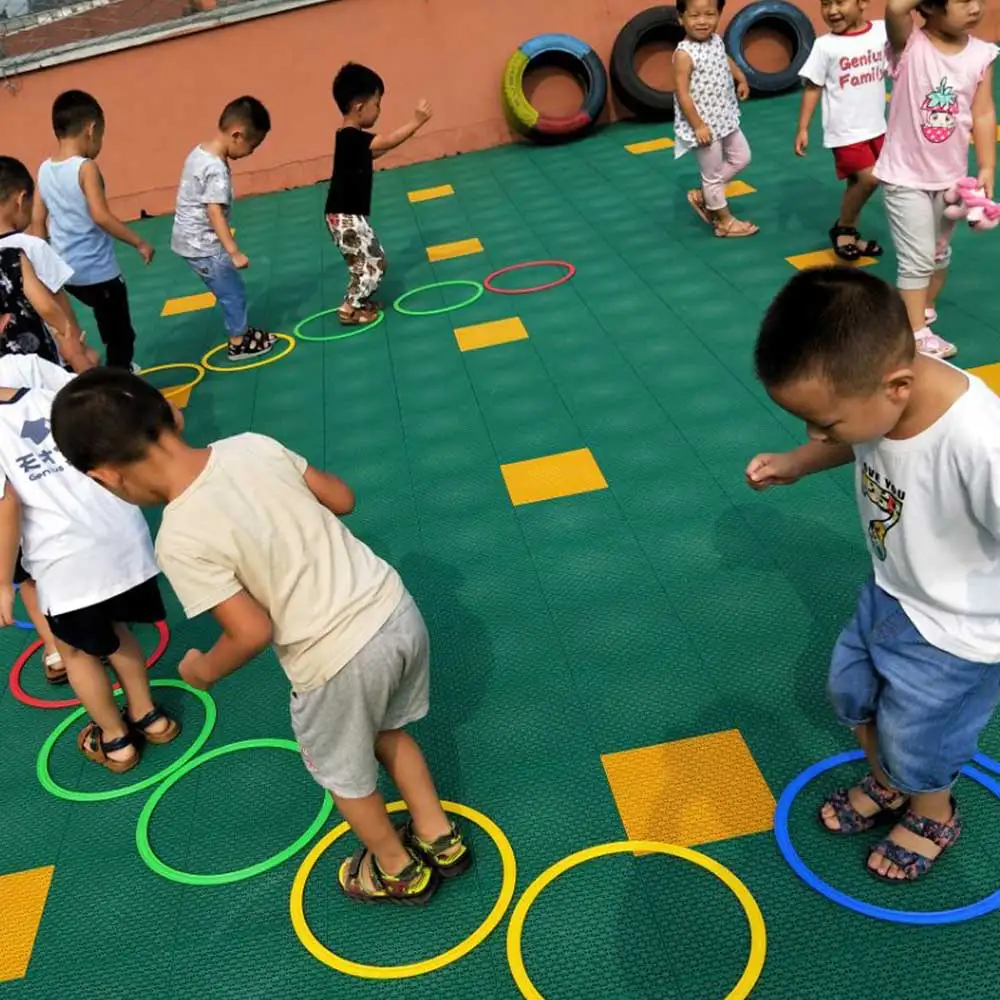 

MrY Kids Baby Hopscotch Sport Toy Set Children Jumping Lattice Game Toy Outdoor Kindergarten Children Training Toy