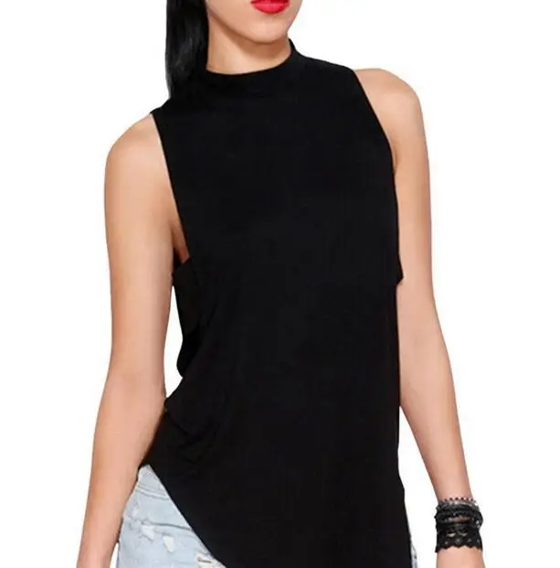 

Solid Top 2019 Women Halter V Neck Basic White Cami Sleeveless Satin Silk Tank Tops Women'S Summer Camisole