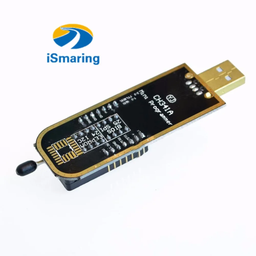 

Official iSmaring CH341A 24 25 Series EEPROM Flash BIOS USB Programmer with Software & Driver