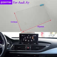 Автомобильный Стикеры 8 дюймов gps навигации Экран Стекло Защитная пленка для Audi A7 аксессуары Управление из ЖК-дисплей Экран стайлинга автомобилей