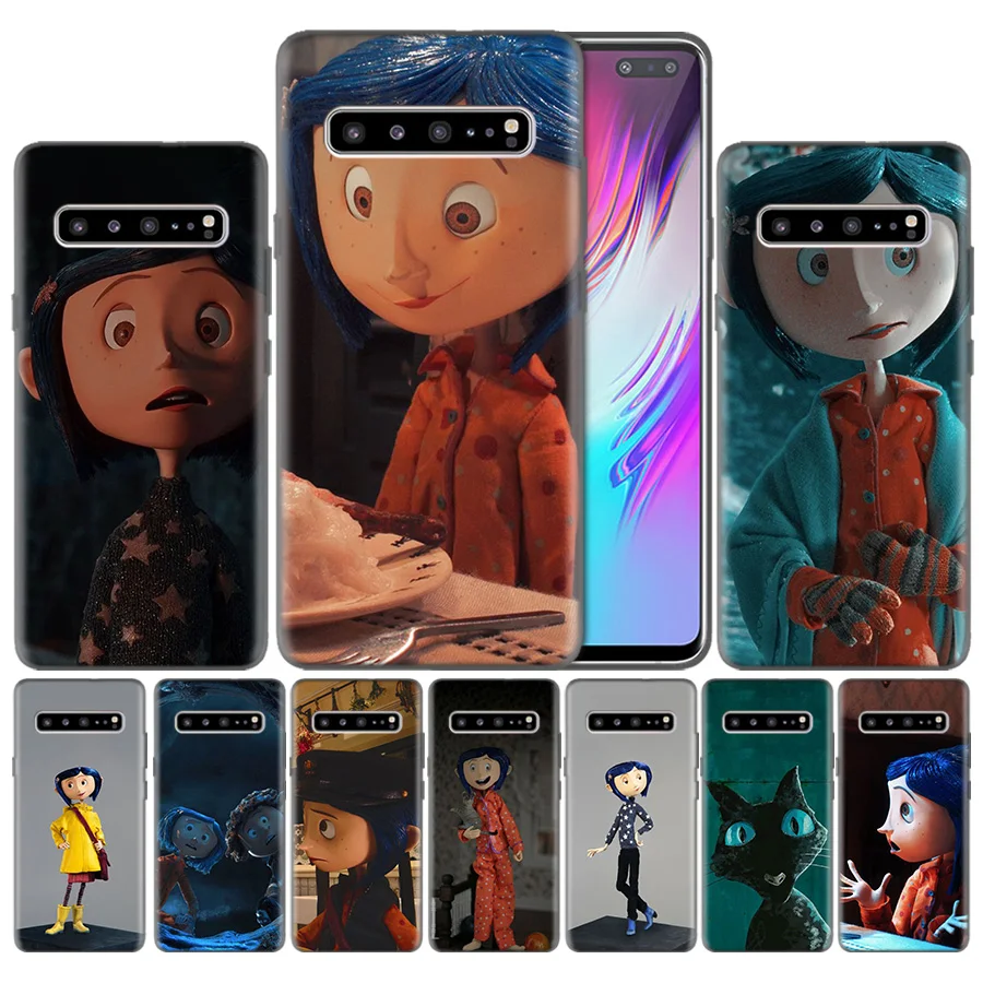 

TPU Fundas For Coque Samsung Galaxy S8 S9 A50 S10 S10e Plus 5G A10 A20 A30 A40 A60 A70 Soft Back Case Coraline