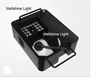 

2 PCS/LOT DMX remote control 1500w rgb led smoke fog machine for new year tv stage show music party