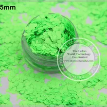 Tcf501 неоновый зеленый Цвета 2.5 мм Размер устойчивы к воздействию растворителей блеск для ногтей Книги по искусству лака для ногтей или другие украшения DIY