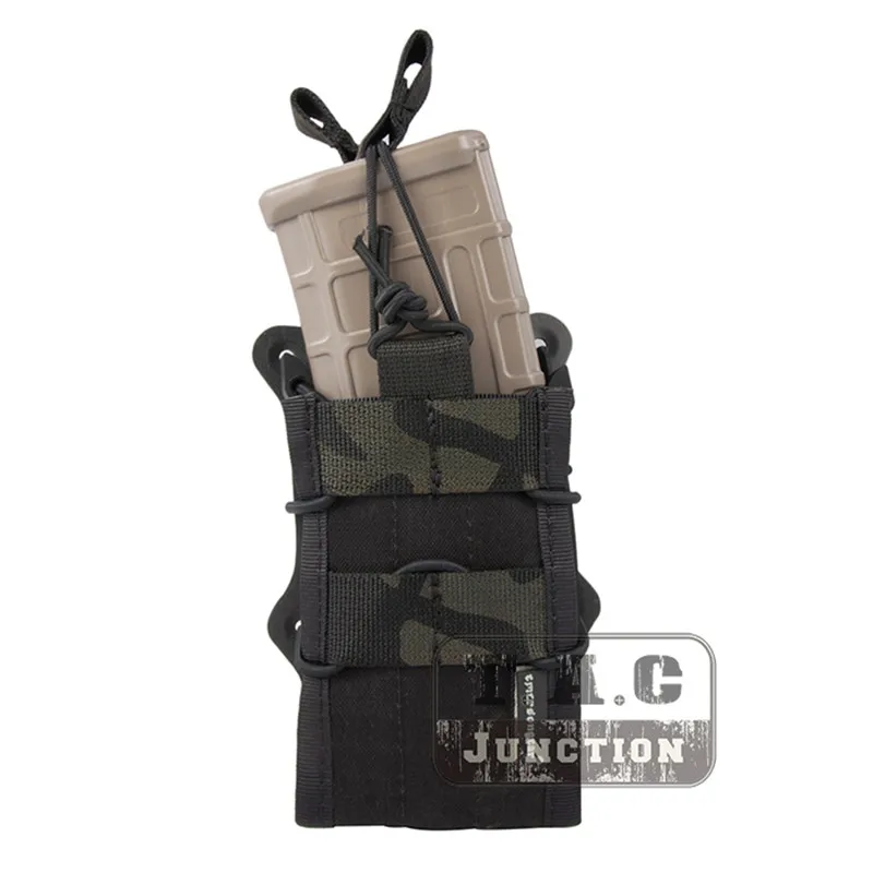 Emerson двойной винтовки модульный подсумок для 5,56 M4 M16 AR15 SR52 P-MAGS M1A1 G3 разгрузка emersongear магазинная сумка для обоймы Перевозчик - Цвет: MCBK