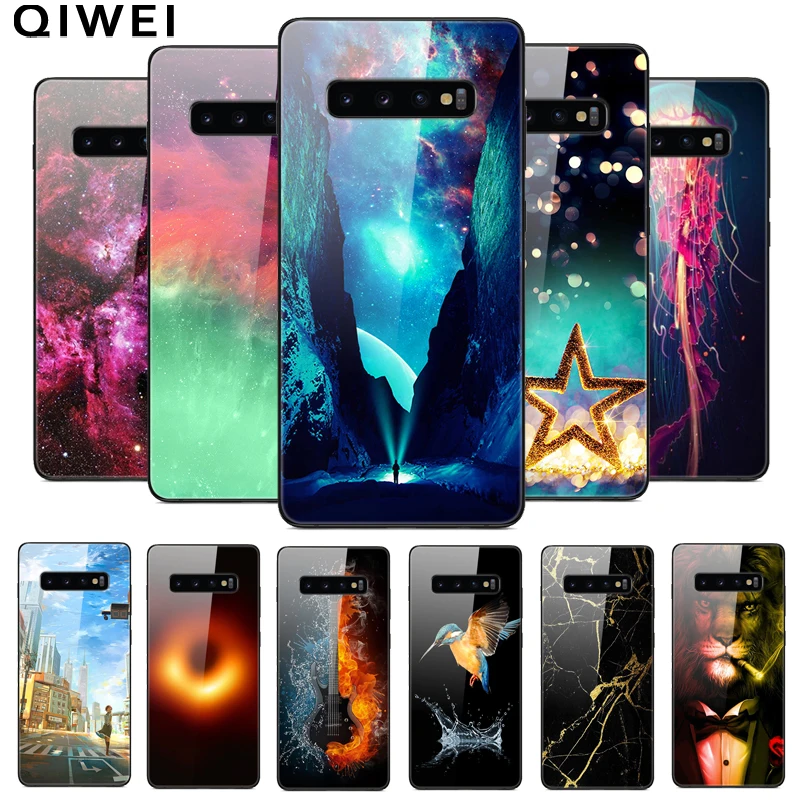 

For Samsung A50 Case Silicon Bumper Hard PC Glass Back Cover For Samsung Galaxy A70 A30 A20 A10 Phone Cases S10 Plus S10e S 10