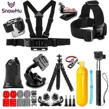 SnowHu for Gopro Hero 7 6 5 Accessories Set For Go pro Hero 7 black hero 7 6 4 session for xiaomi for SJCAM Action Camera GS87 цена SnowHu for Gopro Hero 7 6 5 Accessories Set For Go pro Hero 7 black hero 7 6 4 session for xiaomi for SJCAM Action Camera GS87 цены онлайн