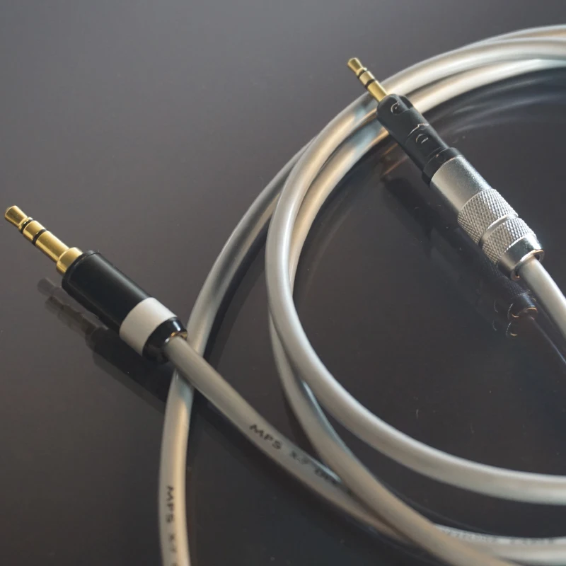 HiFi MPS X 7 5N OCC + Позолоченный штекер 24K 3 5 мм 2 для наушников|audio cable hifi|audio gold platedcable hifi |