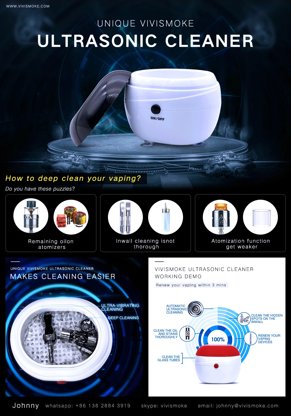 vivismoke ultrasonic cleaner mini (1)