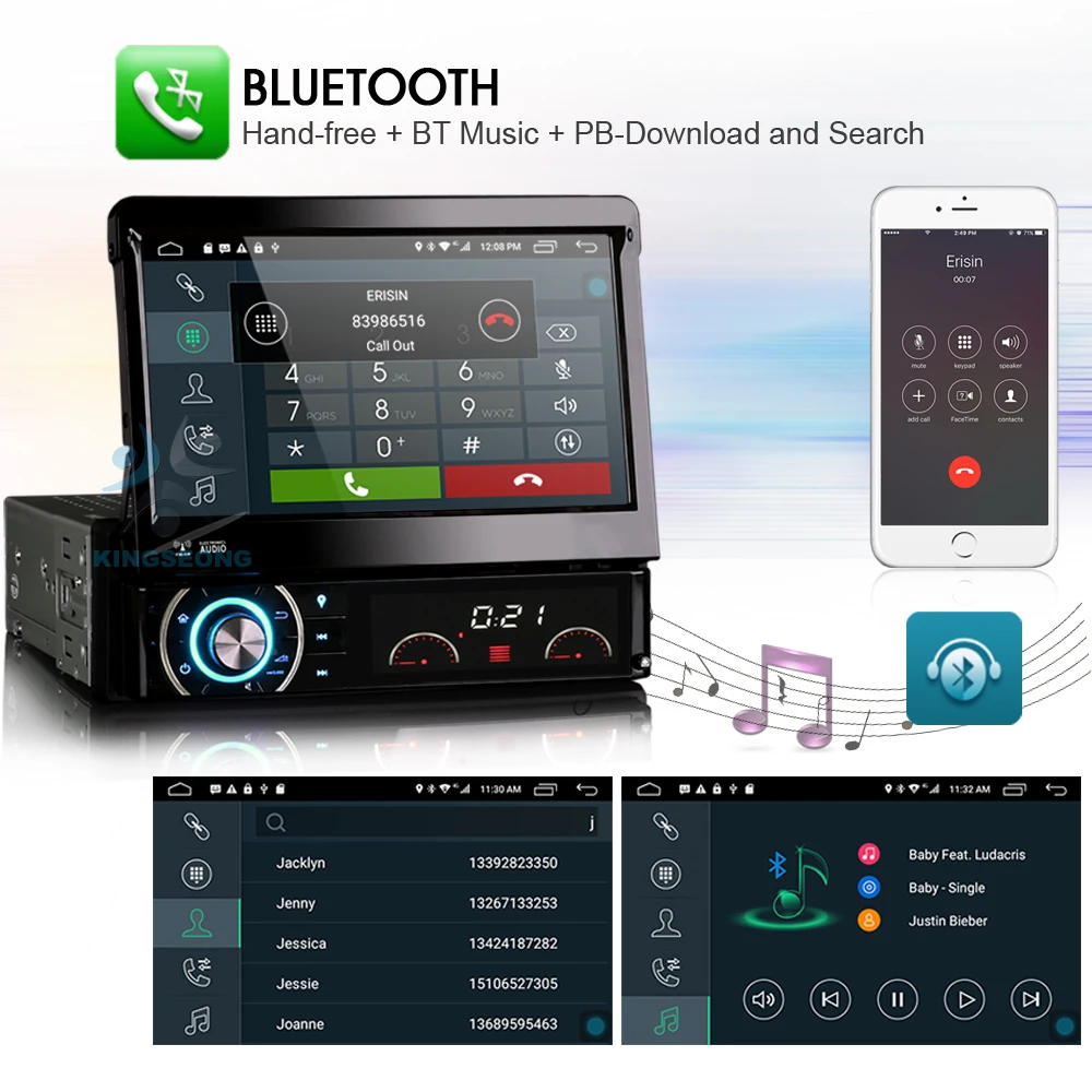 4G Android 6.0 Single Din Autoradio 2GB RAM Car Radio GPS Navigaiton Bluetooth OBD DVR DTV-IN TPMS Car In Dash Stereo DAB USB SD 4G Android 6.0 Single Din Autoradio 2GB RAM Car Radio GPS Navigaiton Bluetooth OBD DVR DTV-IN TPMS Car In Dash Stereo DAB USB SD