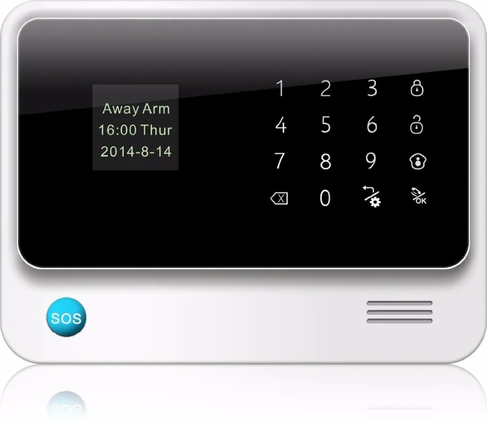 YobangSecurity Android IOS APP control gsm wifi home alarm system G90B support magnetic door senor PIR motion detector RF socket