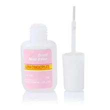 Новый 10 г N ail клей с B срочная паста ложный N ail художественные советы блестящий акриловый Декор Поддельные N ail розовый лейбл низкая цена(China)