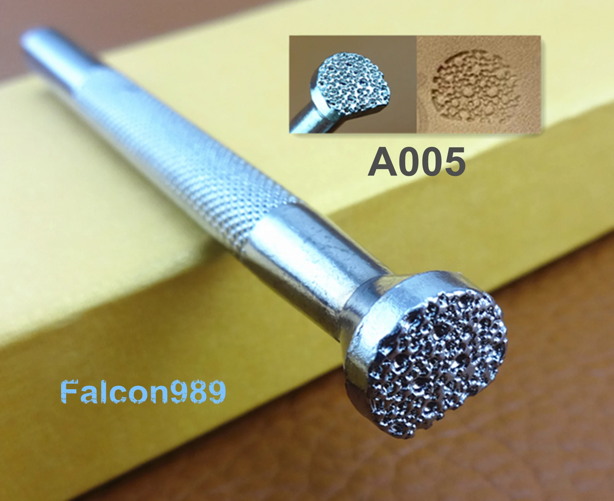 

1pc Leather Craft Carving Stamping Stamp Punch Master Leather Stamper Tool - Chisel Edger Creaser Groover Skiver Beveler Knife
