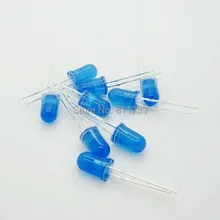 1000 шт. 5 мм синий светодиод синий рассеянный свет