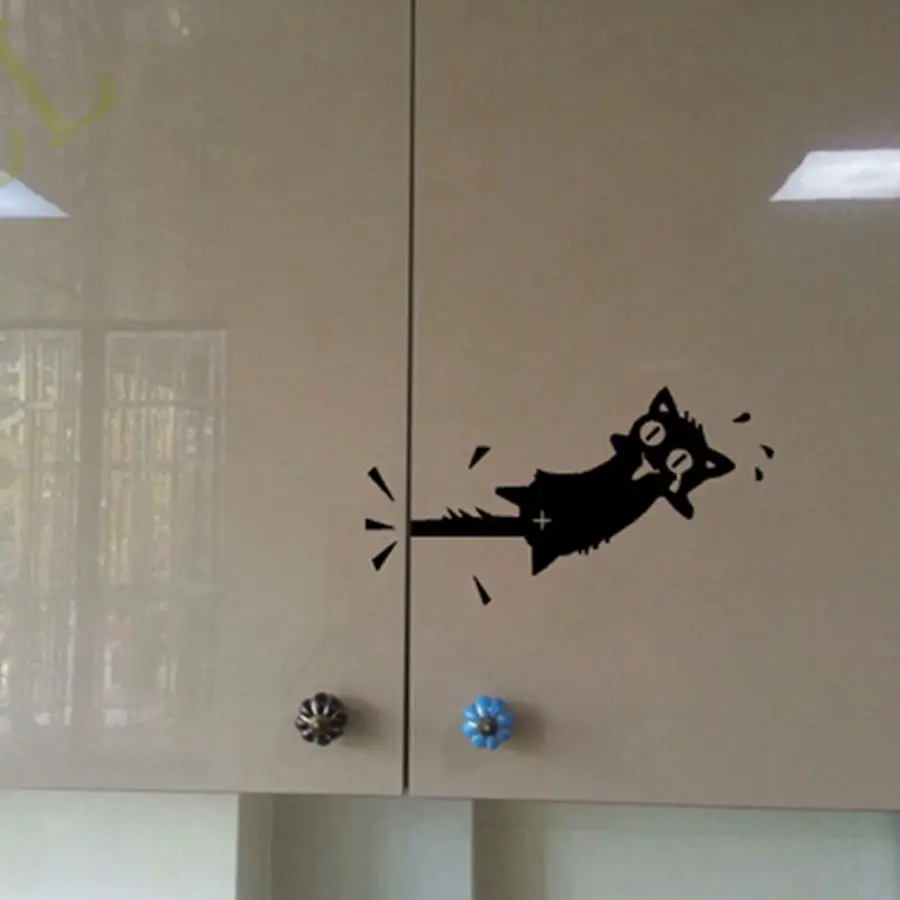 Buy Cat Wall Sticker Cartoon Cat Pattern Kitchen