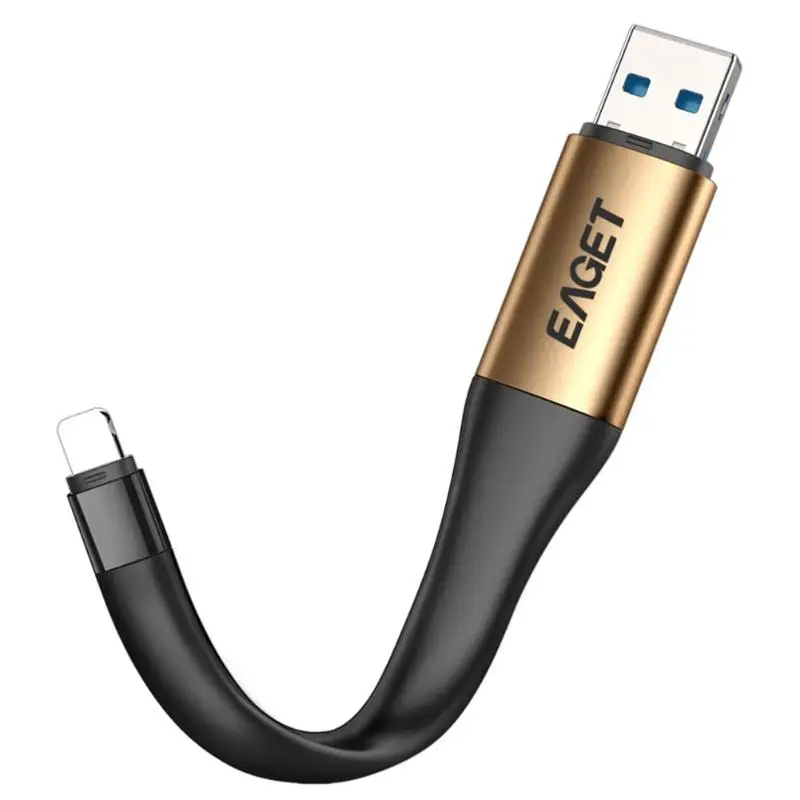 Eaget I90 64 ГБ флеш-накопитель USB 3,0 для Apple Lightning 2 в 1 расширитель памяти U дисковая ручка для iPhone iPad Новинка