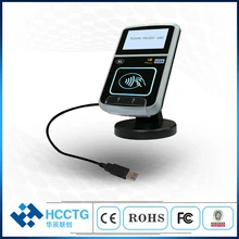 13,56 МГц USB+ RJ45 Интеллектуальный бесконтактный считыватель E-Banking и e-Payment с lcd+ SDK Kit-ACR123