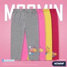 Детская одежда; Новинка года; длинные хлопковые брюки; однотонные фиолетовые брюки для девочек; обтягивающие весенние брюки со средней талией для девочек