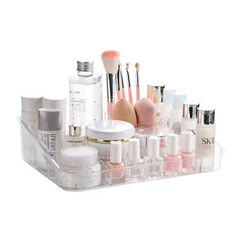 

Home Storage & Organization makeup organizer Plastic Desktop lipstick Storage Box organizador drawer organizer 24.5*18.3*7cm new