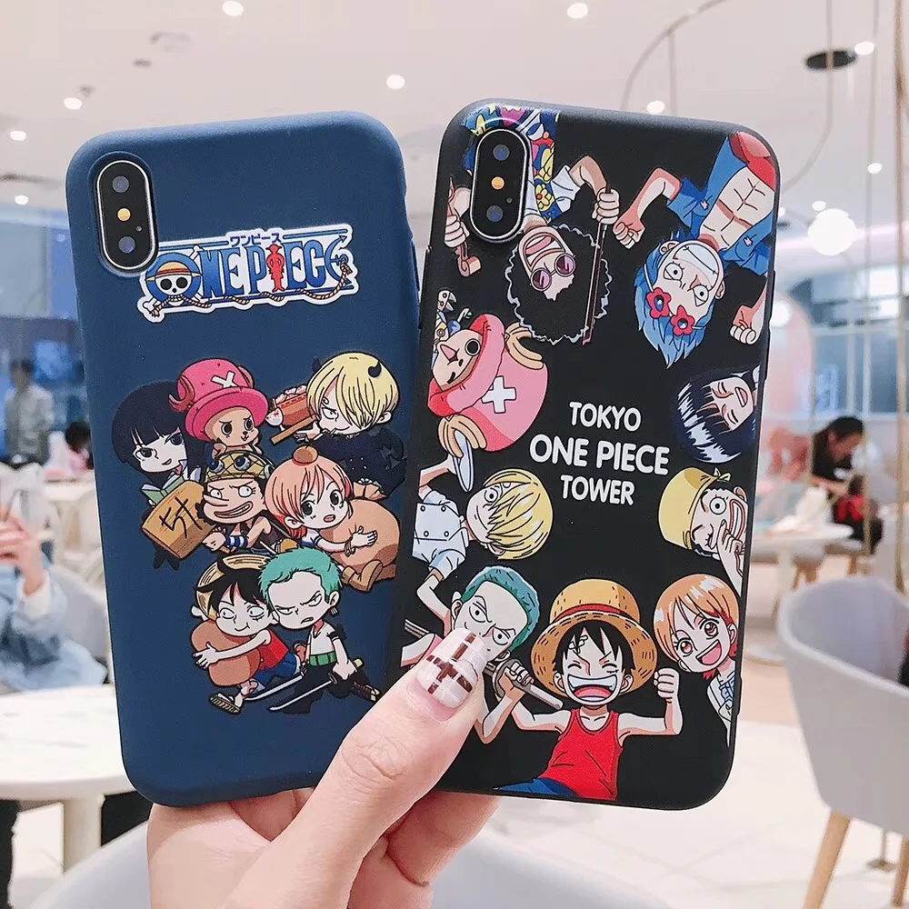 Горячая Распродажа чехол для семьи Luffy iPhone XS Max XR 8 7 6 6s Plus X забавный рисунок мягкий