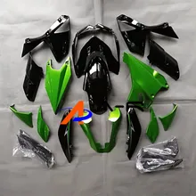 Z1000 зелено-Черный Кузов обтекатель комплект для Kawasaki Z1000 Z 1000 2010 2011 2012 2013, 10, 11, 12, 13 лет, воротник-хомут для литья под давлением