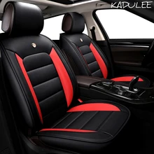 KADULEE asiento de cuero pu cubierta para Honda Accord ajuste cívico de la ciudad de CR-V XR-V Odyssey Element piloto URV auto Accesorios Estilo(China)
