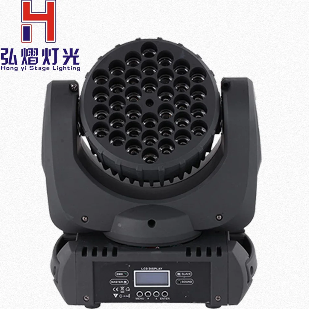 

China disco light moving head led beam 36x3w rgb DMX led moving head stage light with dmx 11/15 Channels