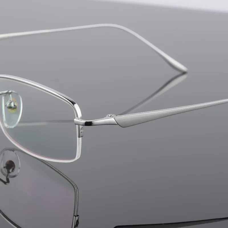 Titanium Glasses Frame Men Ultralight Square Myopia Prescription Eyeglasses Male Metal Full Optical Frame Eyewear 8272