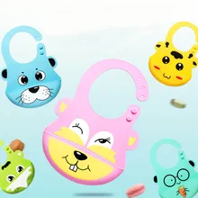 Силиконовые нагрудники для ребенка милые и практичные легко носить с собой Детские аксессуары babetes пластиковые slabber бандана нагрудники babero силиконовые