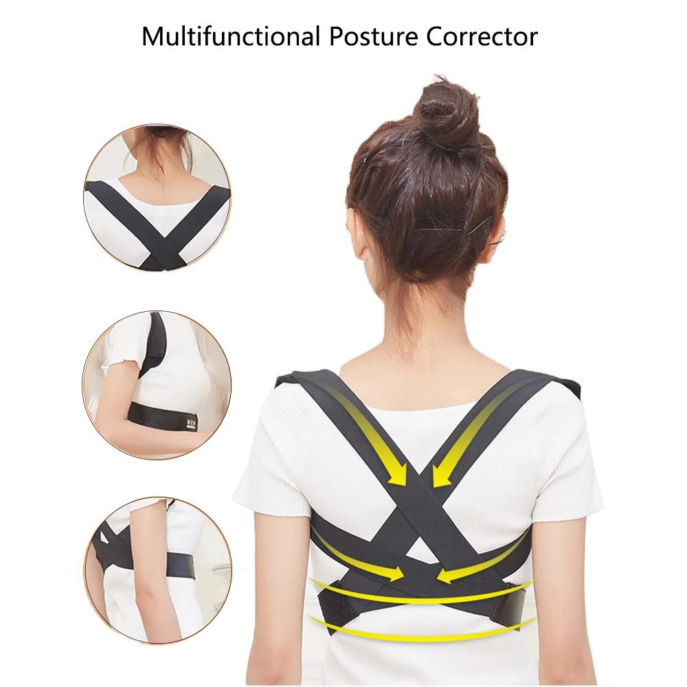 JORZILANO Adjustable Flexible Posture Corrector Back Support Belt