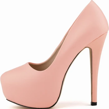 

Fashion Women High Heels Ladies Plaform Stiletto Wedding Bridal Shoes Pure Color Women Pumps Nightclub Sexy Women Shoes 66