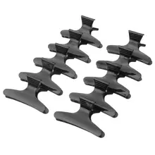 10 шт. профессиональные салонные черные заколки-бабочки раздел заколки Пластиковые заколки Прическа Дизайн Инструменты для укладки парикмахерские инструменты