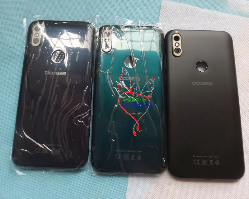 

back cover for doogee y8 Back Glass Housing Cover Case Back Cover Frame Bezel Chassic Housings