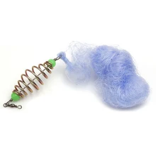 4 шт. пружинный разъем рыболовные сети нейлон со светящиеся бусины Карп Складная сетка рыболовные снасти для рыбалки приманки-12