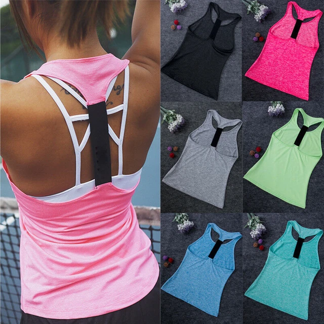 Hot Women's Summer Sexy Skinny Tops Tanks Casual Daily Clothes Tank Top  Girls Sleeveless GYM Sports Running Jogging Wear XS-XL - AliExpress