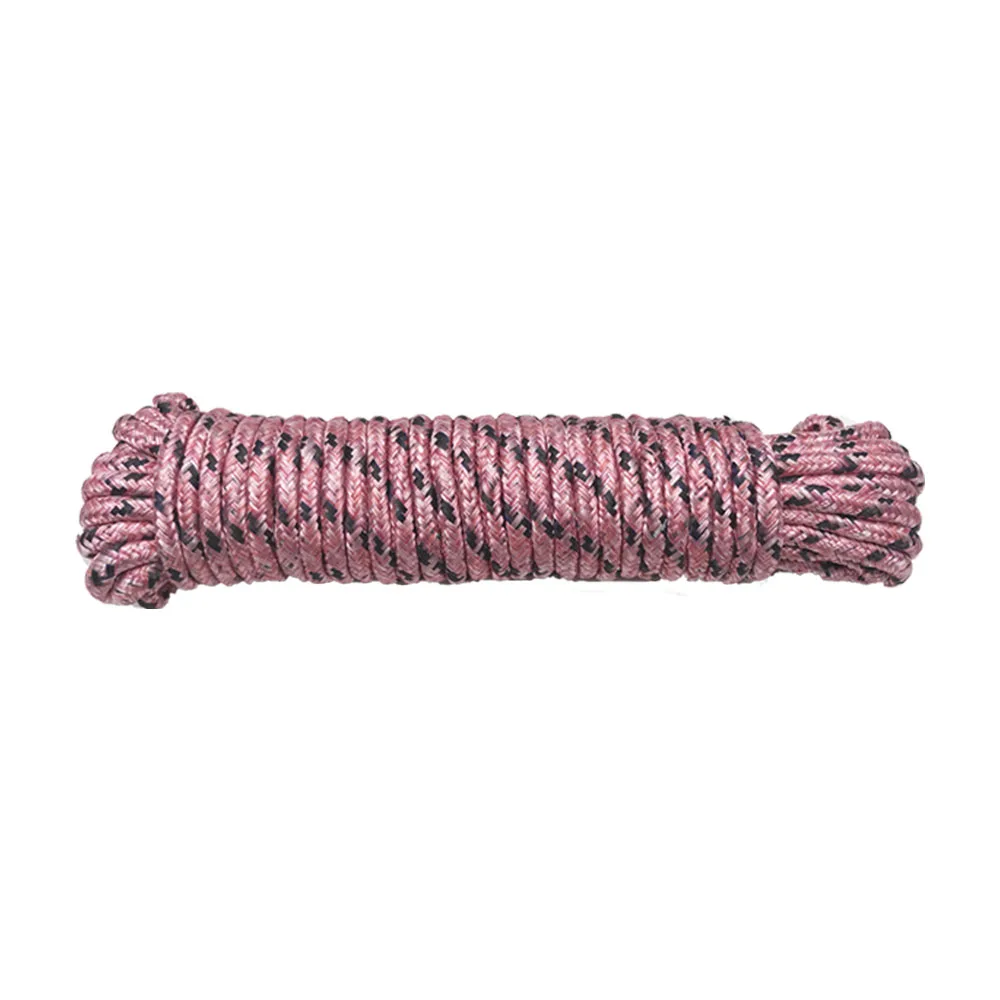 Полиэфирный алмаз плетеный шнур многоцелевой бельевой веревки Ассорти Цвет толстые-3/16in Длина 32.8ft