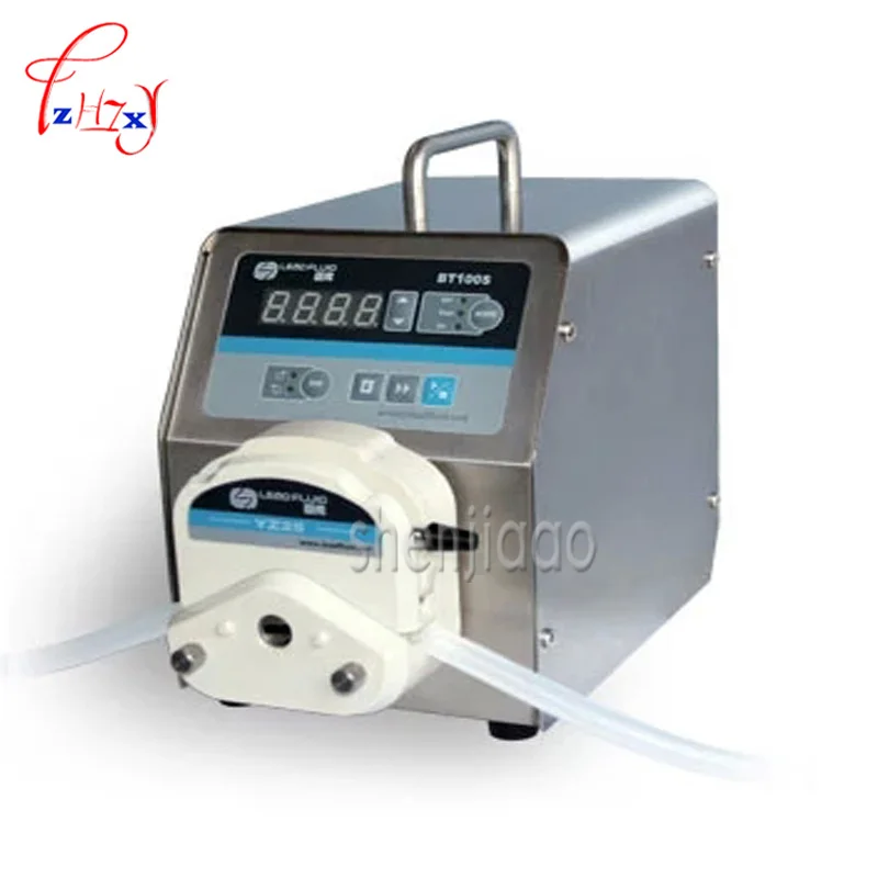 

1pc 110v/ 220v led digital display low flow Precise variable speed peristaltic pump for water pumps fluid BT100S / YZ15