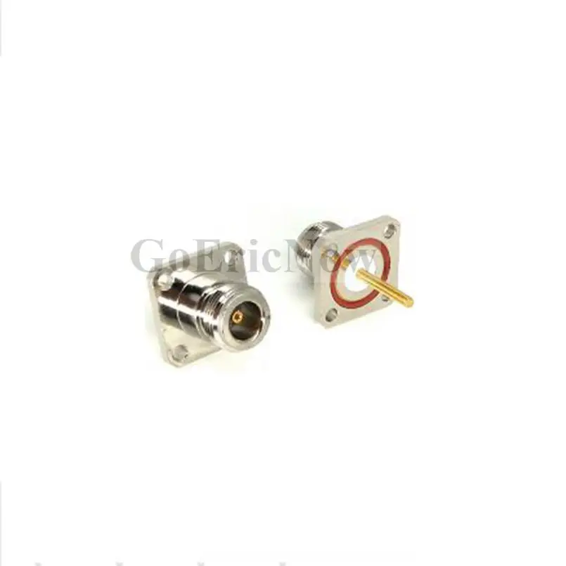 4 шт. RF коаксиальный N Женский отверстия фланцевый длинный штырь 25*25