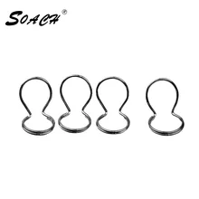 SOACH 4pcs\\lot Guitar Picks Finger Silver Metal Classical style Bass accessories